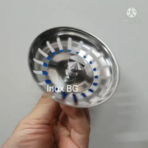 Nắp Chặn Rác Bồn Rửa Chén Đường Kính 80mm chất liệu Inox 304