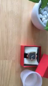 **【Ready stock】GUOU Jam Tangan Wanita Baru Modis Tali Silikon Wanita Jam Tangan Persegi Kecil Jam Tangan Olahraga**