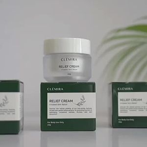 [COMBO] Clemira Relief Cream Clemira Scrub Soap Ubat Gatal Kulit Sabun Putihkan Kulit