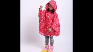 Yellow Style Raincoat Children Cloak Type Rain Poncho for Kids Waterproof Rain Coat Trench Coat for Boy/Girl Breathable Rainwear
