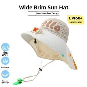 Wide Brimmed Solar Powered Fan Kids Sun Hat