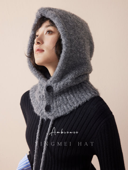 YINGMEI | Mũ Balaclava Mùa Đông Ấm Áp Kèm Khăn Cho Phụ Nữ | Lazada.vn