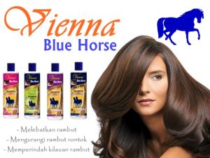 Vienna Herbal Growth 2in1 Blue Horse Shampoo / Shampo / Sampo Kuda Pemanjang Rambut Original 150 ml BPOM Penumbuh Rambut Rontok