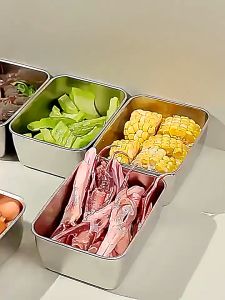 Hộp Đựng Thực Phẩm Inox 304 - Bộ 3 Hộp - Nắp Kín Hơi Dùng Lò Vi Sóng Giữ Tươi Tiện Dụng Mỗi Ngày