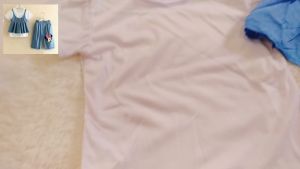 Daigo MIMO BLUE Setelan Baju Anak Perempuan 1-5 Tahun & 6-12 Bulan Korea Style Lucu