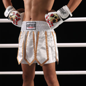 ANOTHERBOXER Lotus Muay Thai Shorts Colorful My Style Sports Shorts for MMA BJJ Boxing Trunks Kickboxing