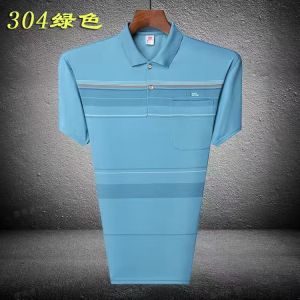 Áo Thun Nam Mùa Hè Cổ Bẻ Tay Ngắn Rộng Rãi Thường Ngày Cho Bố Mẹ Trẻ Trung Thoải Mái Thoáng Khí Cotton Pha Polyester