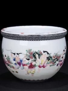 Trang Trí Gốm Vẽ Tay Phong Cách Trung Quốc