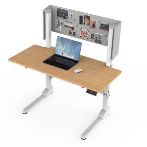 44cm to 113cm Electric Motor Desk with Double Sided Felt Board