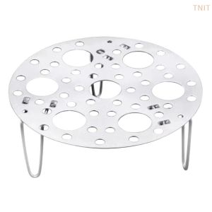 [J] Stainless Steel Egg Steaming Rack Foldable Telescopic Multipurpose For Home Steam Eggs Buns Dumplings