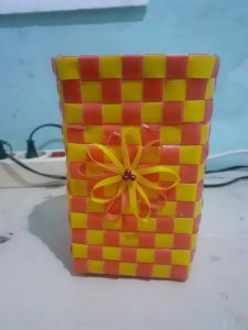 Keranjang Serbaguna Sedotan Plastik