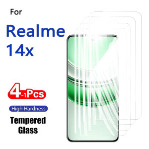 1-4PCS Screen Protector For Realme 14x 14 x 6.67" Tempered Glass Crystal 9H High Aluminum Anti Scratch Case Friendly Fingerprint