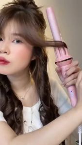 Máy uốn tóc xoăn tự động xoay 360 độ chất liệu gốm sứ đường kính uốn 28mm 3 mức điều chỉnh nhiệt- máy uốn tóc máy uốn tóc mini máy uốn tóc xoăn tự động máy uốn tóc gợn sóng máy uôn tóc máy uôn tóc xoăn tự động