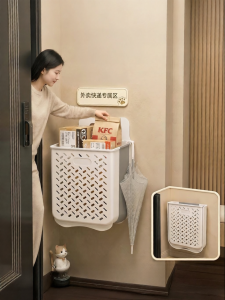youqin | Foldable High-capacity Doorway Wall-mounted Shelf