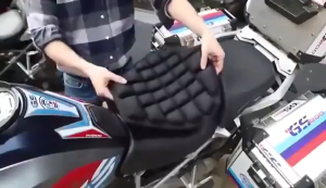 Motorcycle Seat Cushion 3D Air Pressure Pad Breathable Comfort Seat Cover for Long Rides