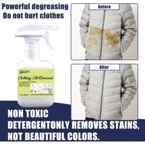 Clothing Oil Removal Clothes Cleaner Cleaning Deep Cleaning Clothes Remove Oil Stains Suitable for All Kinds of Clothing Fabric