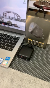 Hippo Adaptor Finix GaN Ultra 65W Original Adapter Kepala Casan Colokan Rumah Charger Type C
