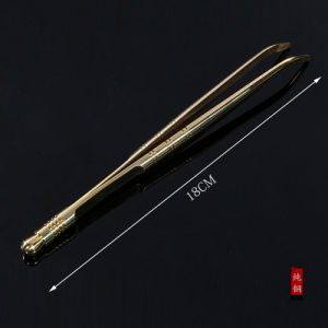 Pure Copper Tea Clipper Tea Cup Washer Kung Fu Tea Tweezers Tea Leaf Clip Tea Ceremony Six Gentlemen Set Tea Accessories