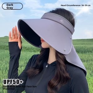 Miiow | High Aesthetic Value Womens Summer New Style Cat Person Empty Top Sun Hat Large Brim UV Protection Sunshade Hat Face Slimming