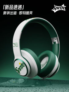 Coca-Cola Sprite Collaborative Wireless Bluetooth Headset Overhead Style for Men And Women Computer Gaming Headphones