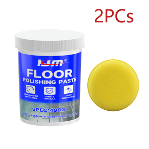 KJM 400G Floor Polish Wax Paste Long Lasting Gloss Cream For Wooden Floor Tile Auto Paint Surface Renew Polishing Care