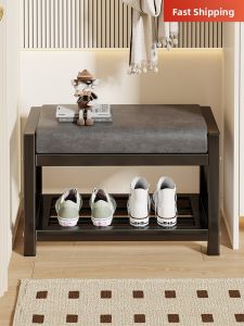 evesigar | Home Small Space Iron Shoes Storage Bench