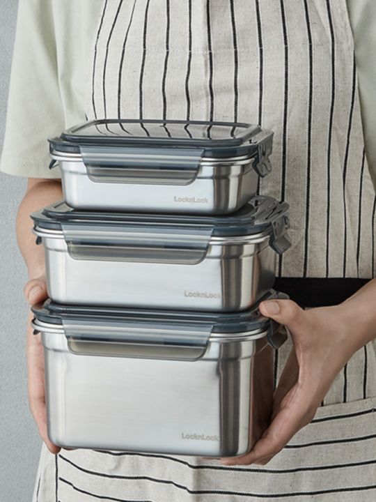 Stainless Steel Lunch Box Sealed Freshness Preservation Oxygen ...