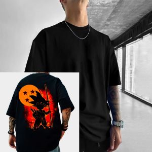 Dragon Ball T-shirt - Soft Pure Cotton Breathable & Stretchy | Trendy Crew Neck T-shirt | Perfect Tee for Sports & Leisure!