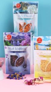 Mamacia Treats Teh Bunga Golden Edge Rose Flower Tea (Exclusive Pack)