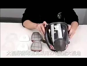 Chemical Mask 6800 7 in 1 Gas Mask Dustproof Respirator Paint Pesticide Spray Silicone Full Face Filters For Laboratory Welding