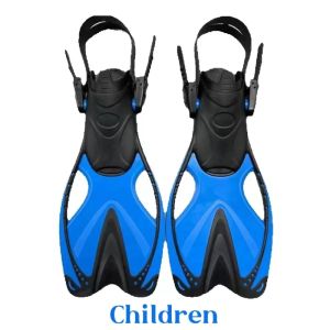 HB Childrens Frog Shoes Silicone Adjustable Short Flipper Diving Childrens Scuba Diving Training Equipment