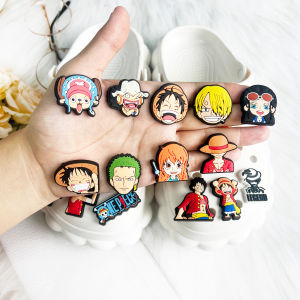 Hot Toys Cartoon Shoe Charms Japanese Anime Clogs Sandals Decoration Garden Shoes Accessories Charms Buckle for Friends Gifts