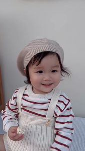 Topi Beret Anak Lucu Bahan Wool Baby Baret Hat Kids Winter