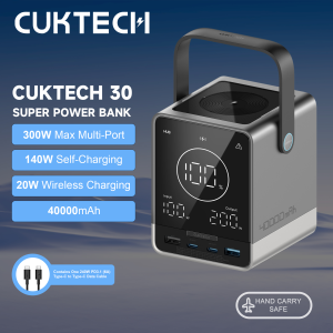 CUKTECH 30 Power Bank: A Portable Solution for MacBook & Type C Port Laptops