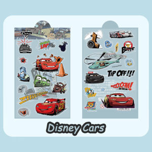 Disney Mini Cartoon Racing Car Stickers Waterproof Decorative Transparent No Border for Glass Water Cup Guitar Laptop Tablet Mobile Phone Electric Vehicle