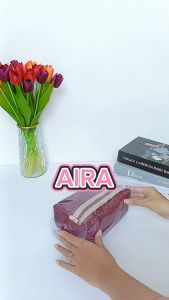 POUCH AIRA STRIP BY BIRU TSABITA WATERPROOF MURAH BISA COD