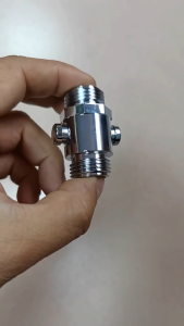 Stop Valve Shower On-Off Satu Klik Kran Sudut Cepat Beralih untuk Selang Shower Sambungan Penahan Air yang Praktis