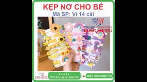 [SÉT ] Bộ Vỉ 14 kẹp tóc cho bé. Màu sắc trẻ trung dễ thương đáng yêu.
