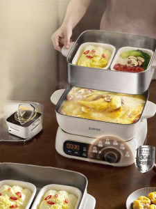 Supor | Multifunctional Stainless Steel Steamer Electric Pot