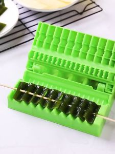 F.R Value Multifunctional Barbecue Skewer Machine Easy Operation Plastic Kebab Maker Pork Meat Picnic Skewer Accessories