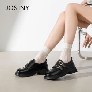 Josiny | Versatile & Thick-Soled Leather Shoes Women Loafer