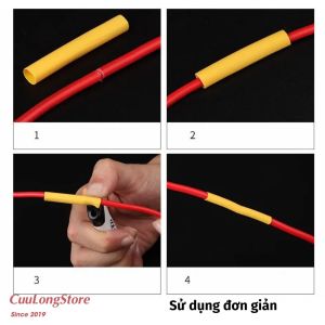 Đầu Nối Dây Điện Nhanh ống bọc dây điện chống nhiệt chống nước an toàn (20 Cái)