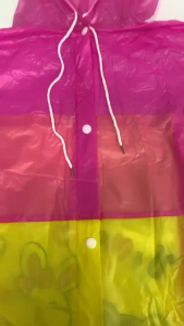 Kapote Rain Coat Makapal For Kids,PVC childrens raincoat Cartoon pattern student raincoat