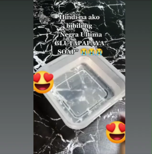 Negra Gluta Papaya Whitening Soap 70g 1 PIECE
