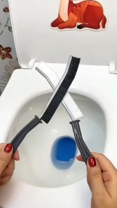 RAINBEAU แปรงขัดซอก แปรงขัด ทําความสะอาดกระเบื้อง แบบยาว brush เข้าถึงทุกซอกทุกมุม น้ำหนักเบา จับถนัดมือ