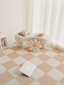 ปลีก/ส่ง พรม พรมจิ๊กซอว์ พรมปูพื้นห้อง DIY แผ่นรองพื้น 30x30cm.มีกาวในตัว พรมปูพื้นห้องนอน