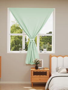 SHULIAN | Luxury Thickening Black Gold Light-blocking Heatproof Curtain with Hook-and-Loop Fastener