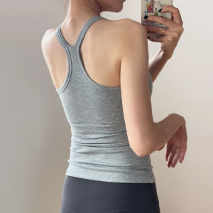 Áo Tập Thể Dục Thể Thao Một Mảnh Có Đệm Ngực Yoga Yoyo Áo Ngực Nâng Đỡ Cao Thấm Hút Mồ Hôi Mùa Hè Cho Nữ