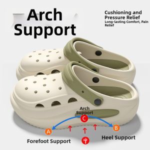 BAIMUQINGCHEN | Arch Support Slippers Female