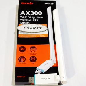 Usb thu Wifi Tenda AX300 Wifi 6 tốc độ 286Mbps Anten 6dBi liền (Auto install Driver)